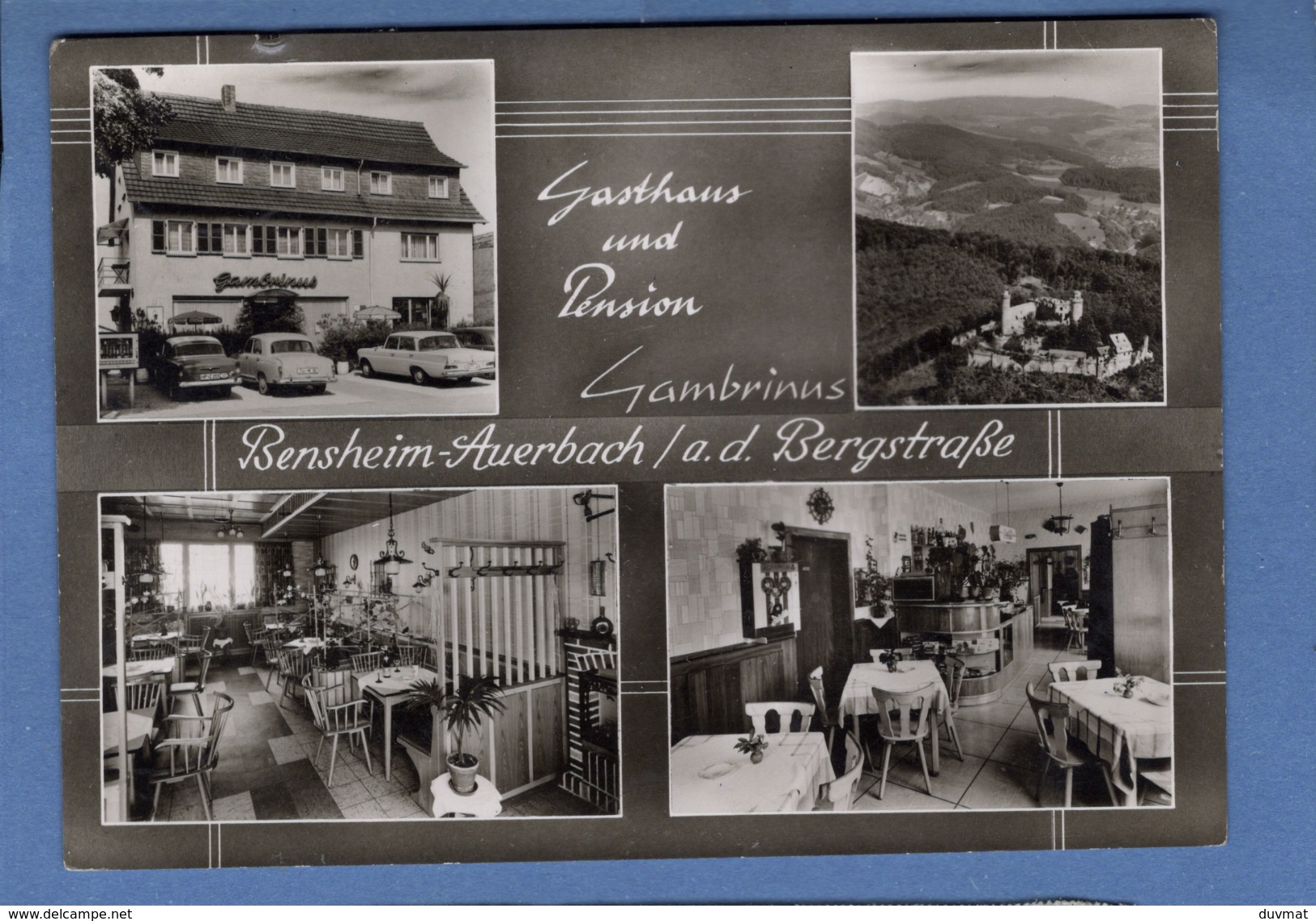 Deutschland Allemagne Hessen Bensheim Auerbach Gasthaus Und Pension Gambrinus - Bensheim