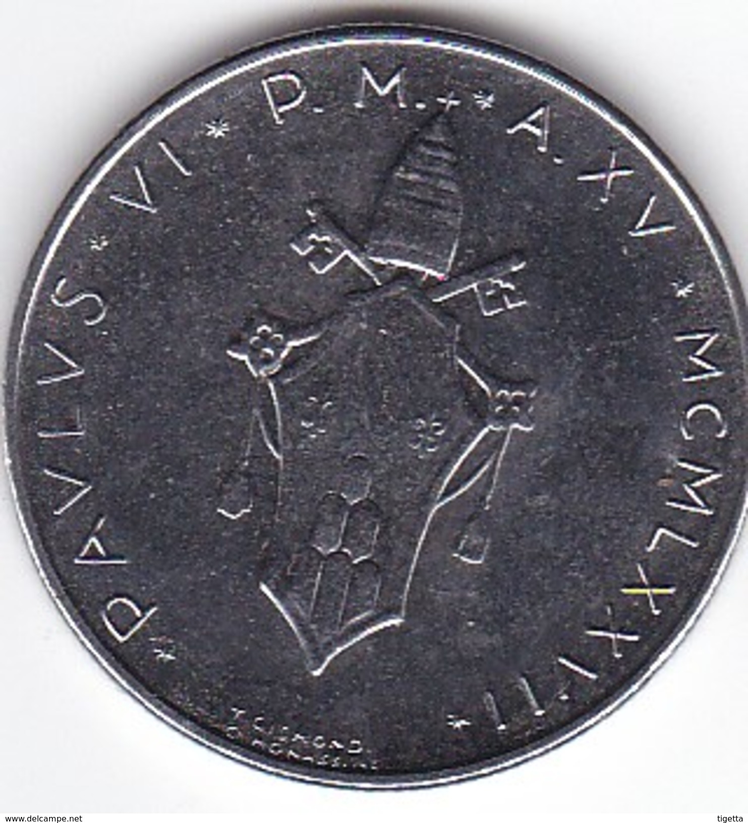 CITTA DEL VATICANO LIRE 100 PAOLO VI  ANNO 1977  Spl - Vaticano (Ciudad Del)