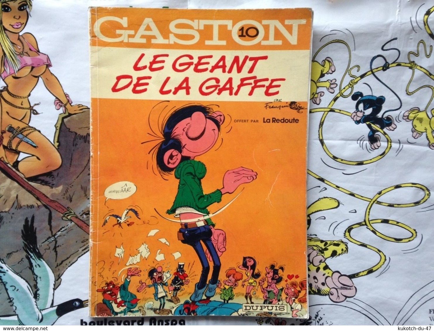 BD Gaston - Tome 10 - Franquin - Publicité (1973) - Gaston