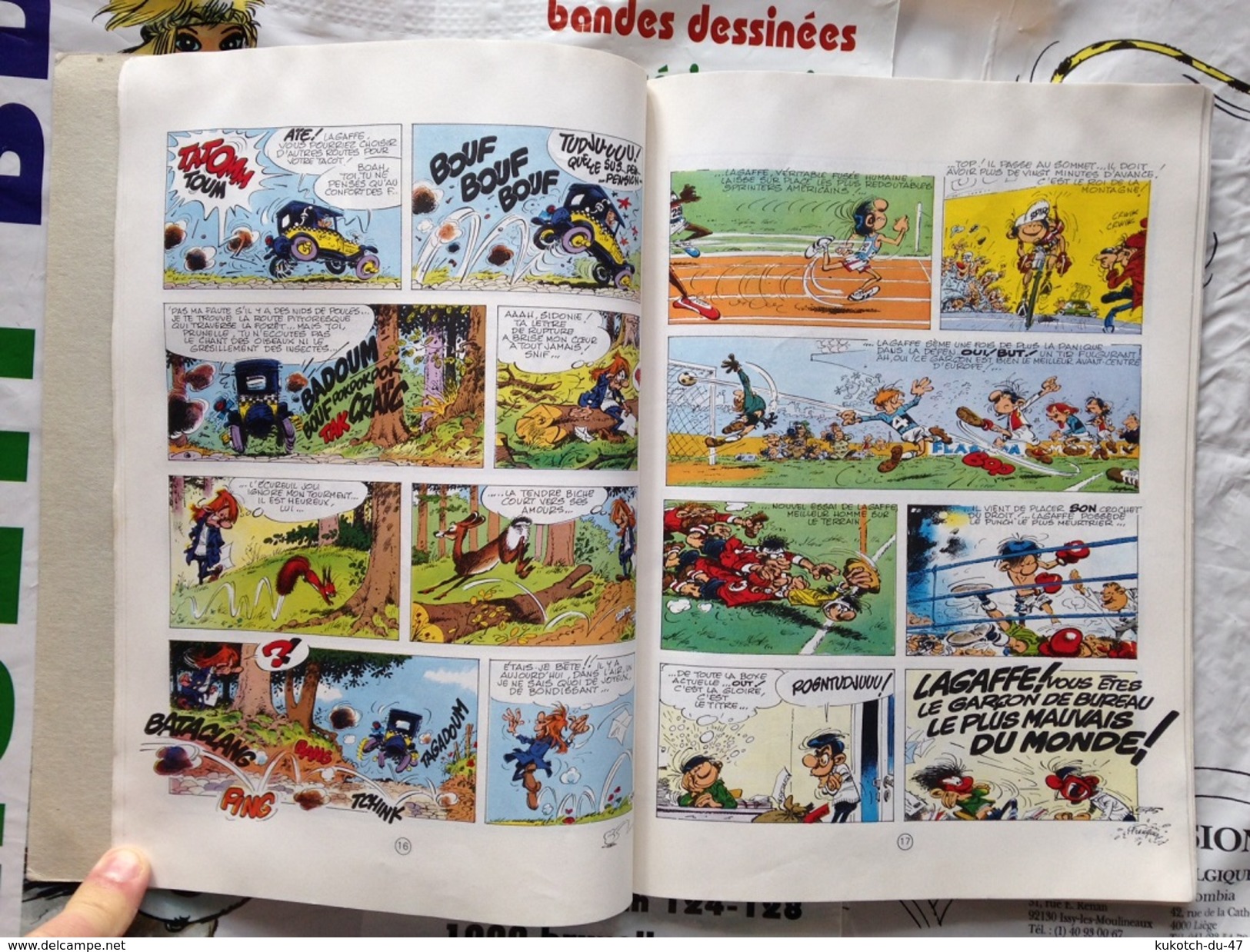 BD Gaston - Tome 10 - Franquin - Publicité (1973) - Gaston