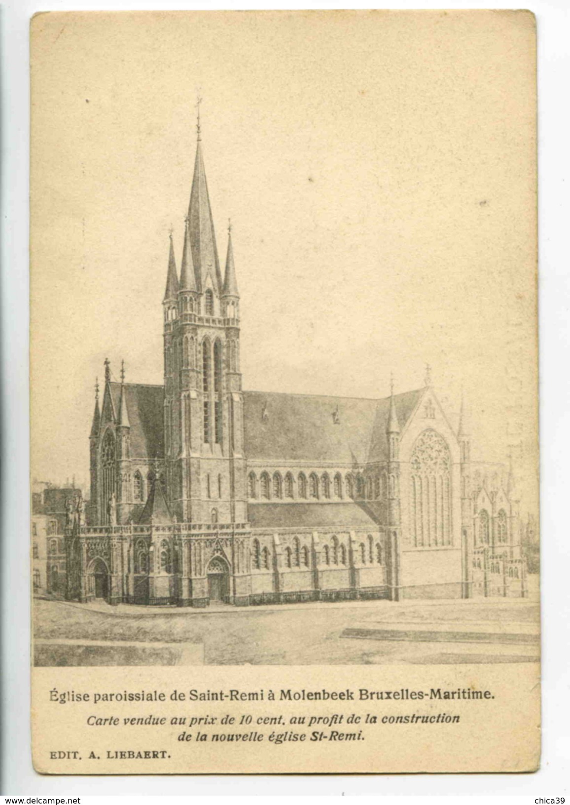 C 19311  -   Bruxelles- Molenbeek  -  Eglise Paroissiale De Saint-Remi  -  Bruxelles-Maritime - Molenbeek-St-Jean - St-Jans-Molenbeek