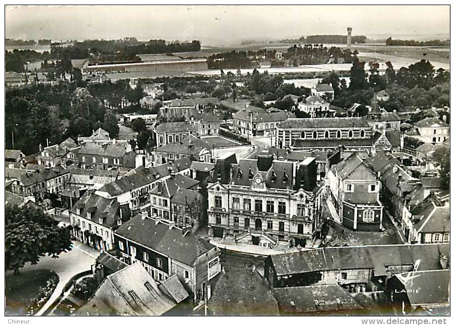 CRIQUETOT L'ESNEVAL VUE AERIENNE SUR L'HOTEL DE VILLE - Criquetot L'Esneval