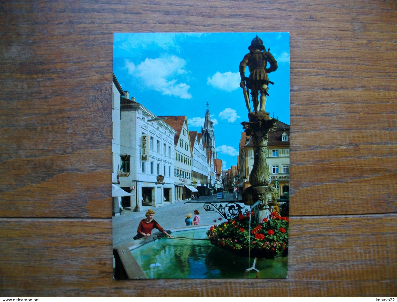 Allemagne , Reutlingen , Das Tor Zur Schwäbischen Alb Marktbrunnen Mit Wilhelmstrabe - Reutlingen