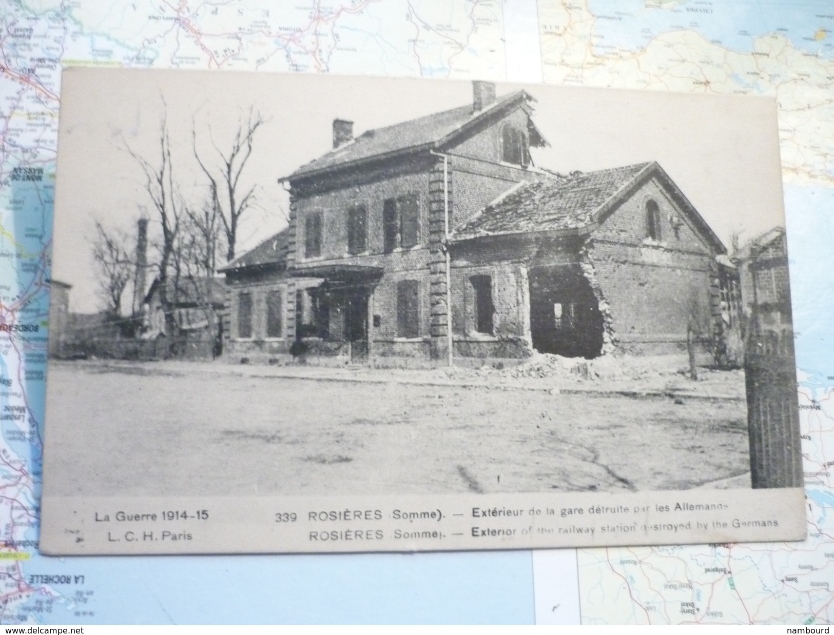 Extérieur De La Gare Détruite Par Les Allemands - Rosieres En Santerre