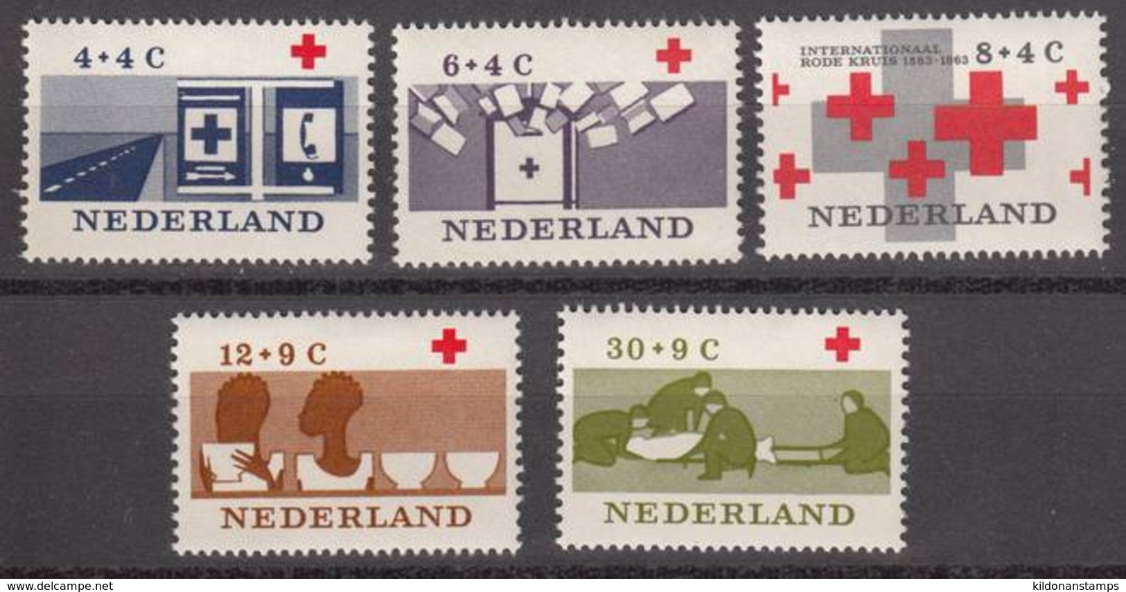 Netherlands 1963 Full Set, Mint No Hinge, Sc# B378-B382, B383-B387 - Ongebruikt