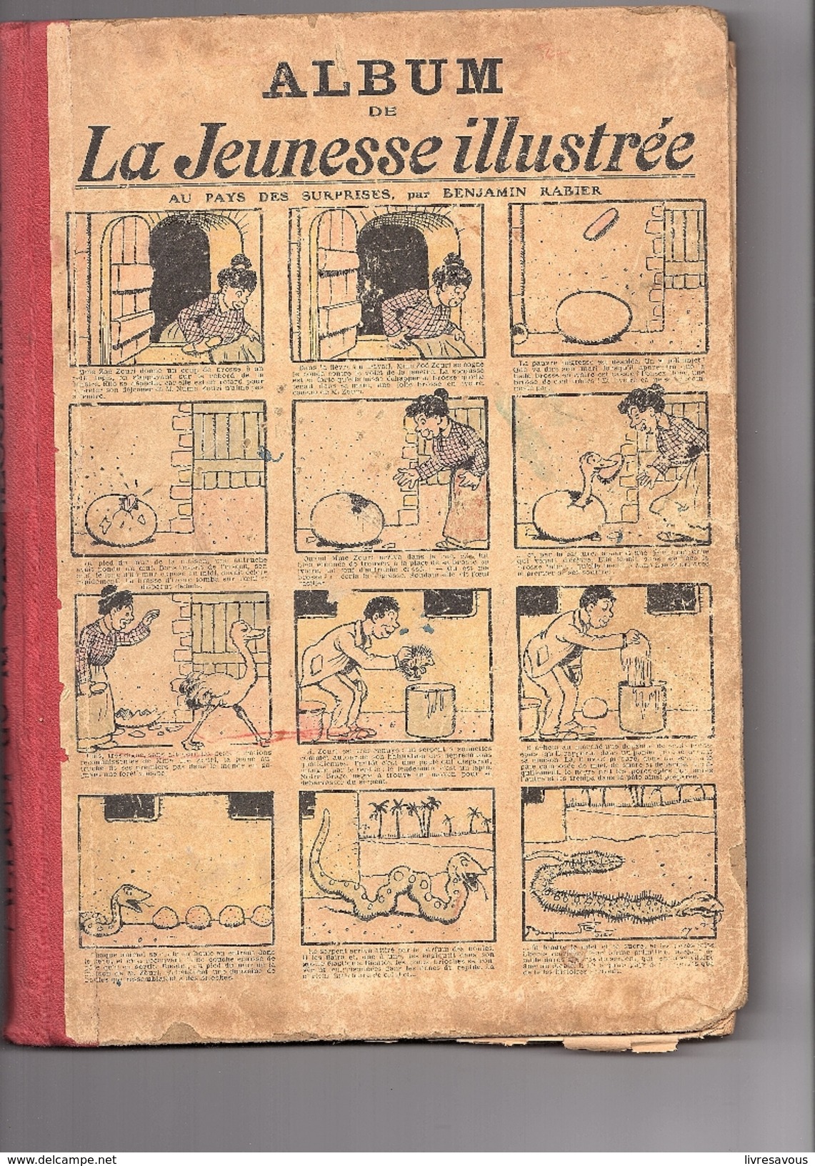 Album De La Jeunesse Illustrée Au Pays Des Surprises Par B. Rabier Du N°773 Au N°822 De 1918/1919 16 Et 17 ème Année - Jeunesse Illustrée, La