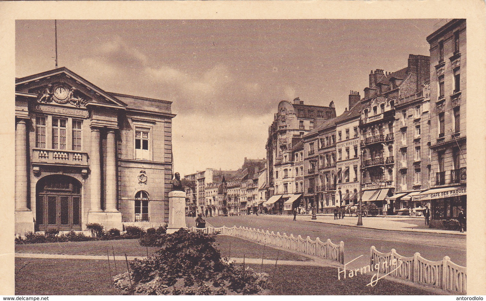 Boulogne Sur Mer Chambre De Commerce, Quai Gambetta Et La Rue De Boston - Boulogne Sur Mer