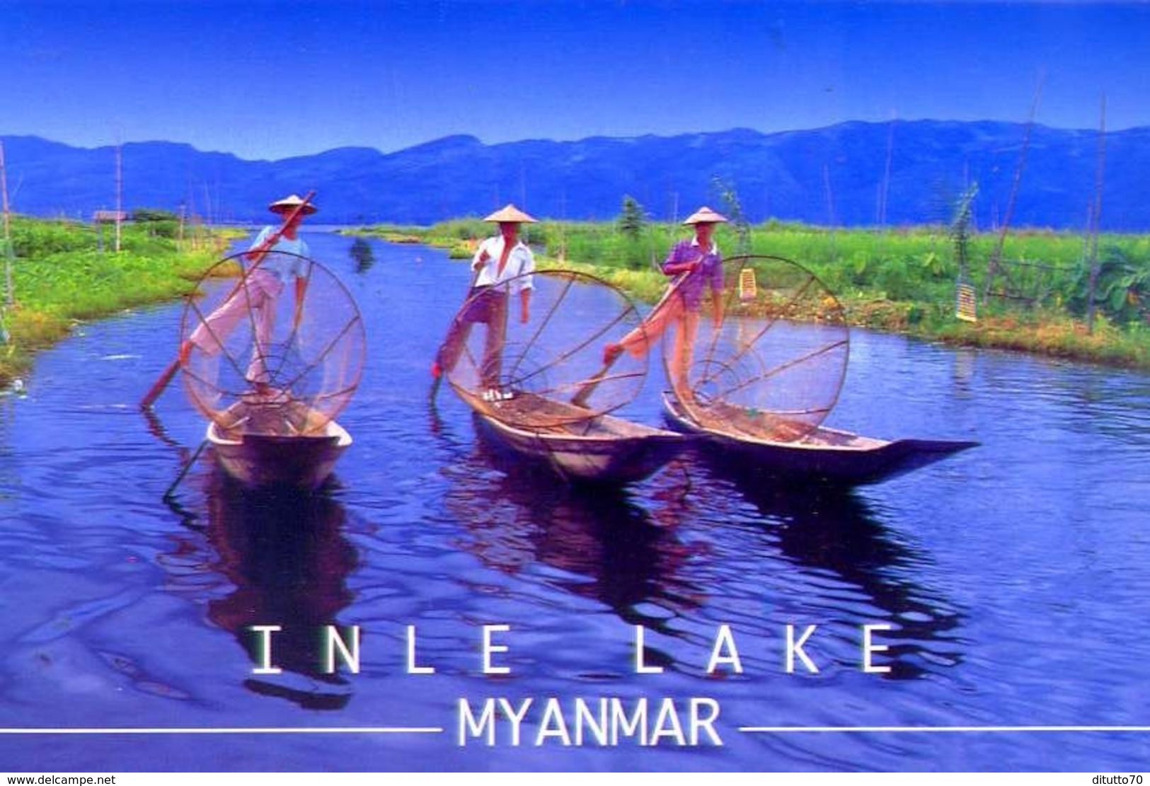 Inle Lake - Myanmar - Formato Grande Viaggiata - E - Myanmar (Burma)