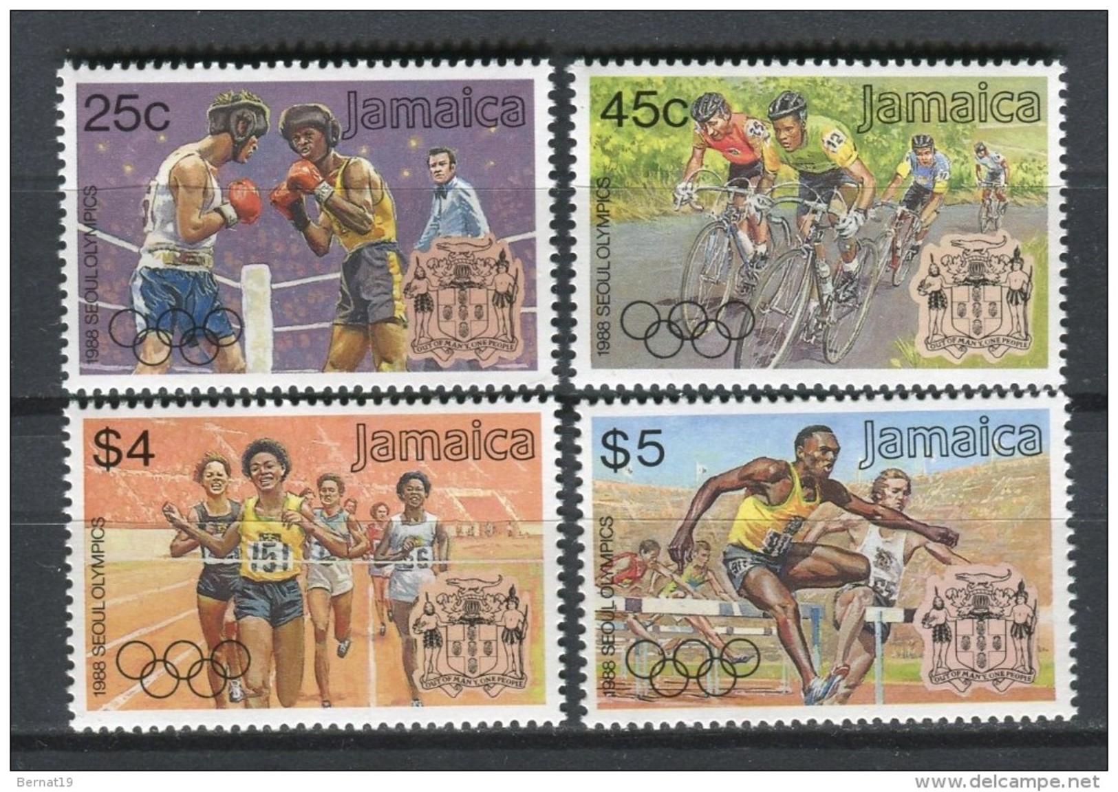 Jamaica 1988. Yvert 716-19 ** MNH. - Jamaica (1962-...)