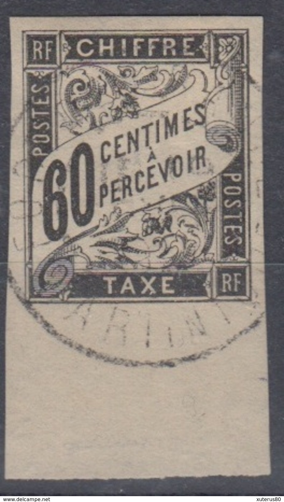 #115# COLONIES GENERALES TAXE N° 11 Bdf Oblitéré Fort-de-France (Martinique) - Postage Due