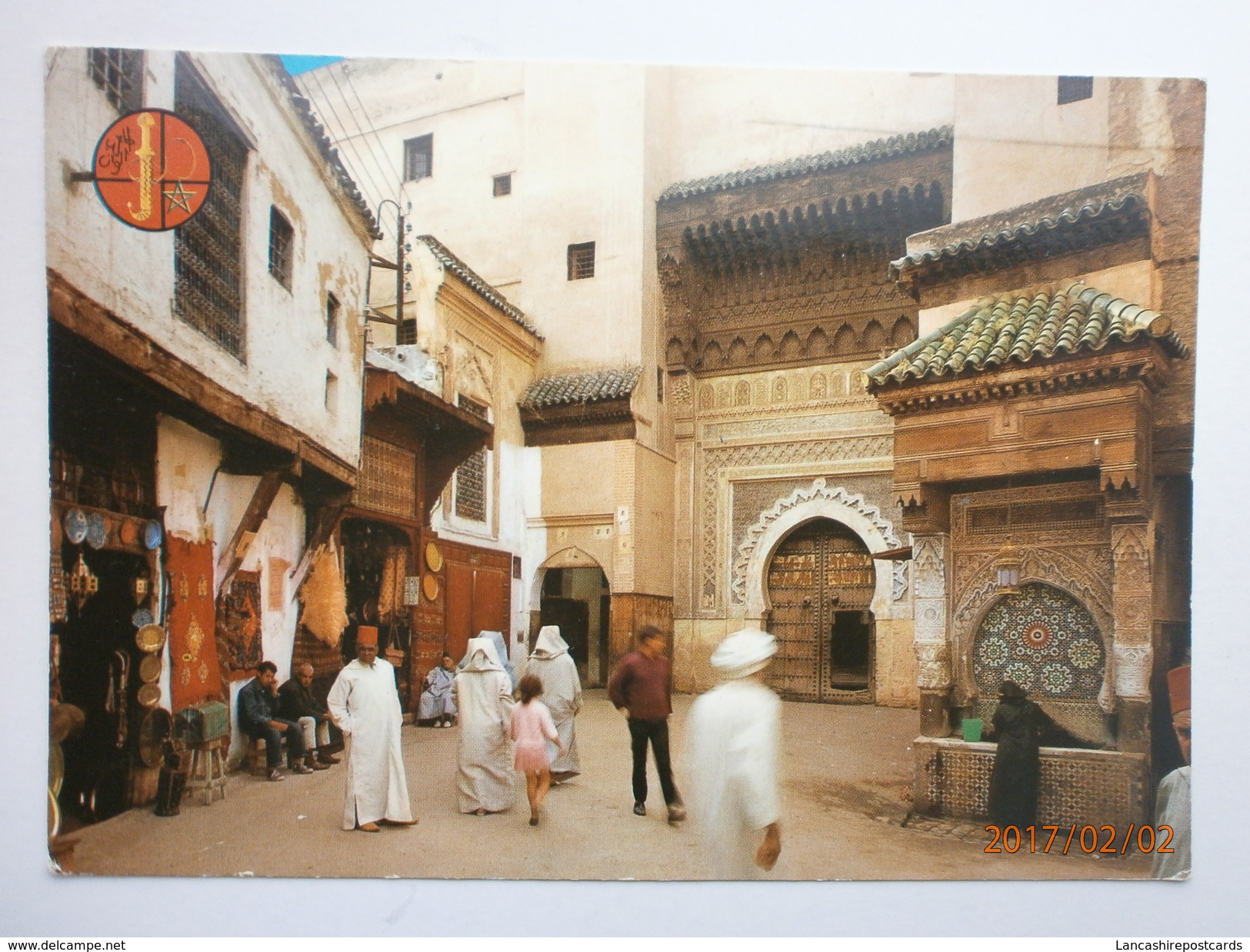 Postcard Fez Morocco Maroc Place Nedjarine Medina PU 1972 Nice Stamps My Ref B2248 - Fez