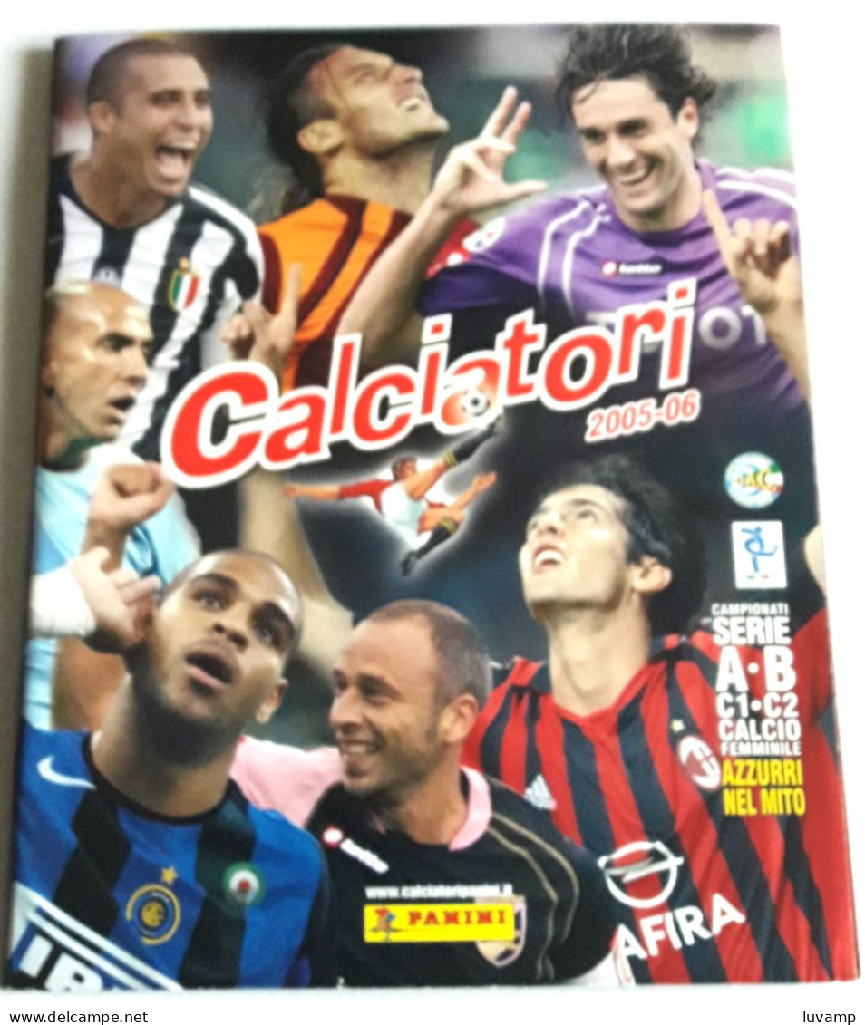 ALBUM FIGURINE CALCIATORI PANINI   2005-2006  QUASI COMPLETO - Edizione Italiana