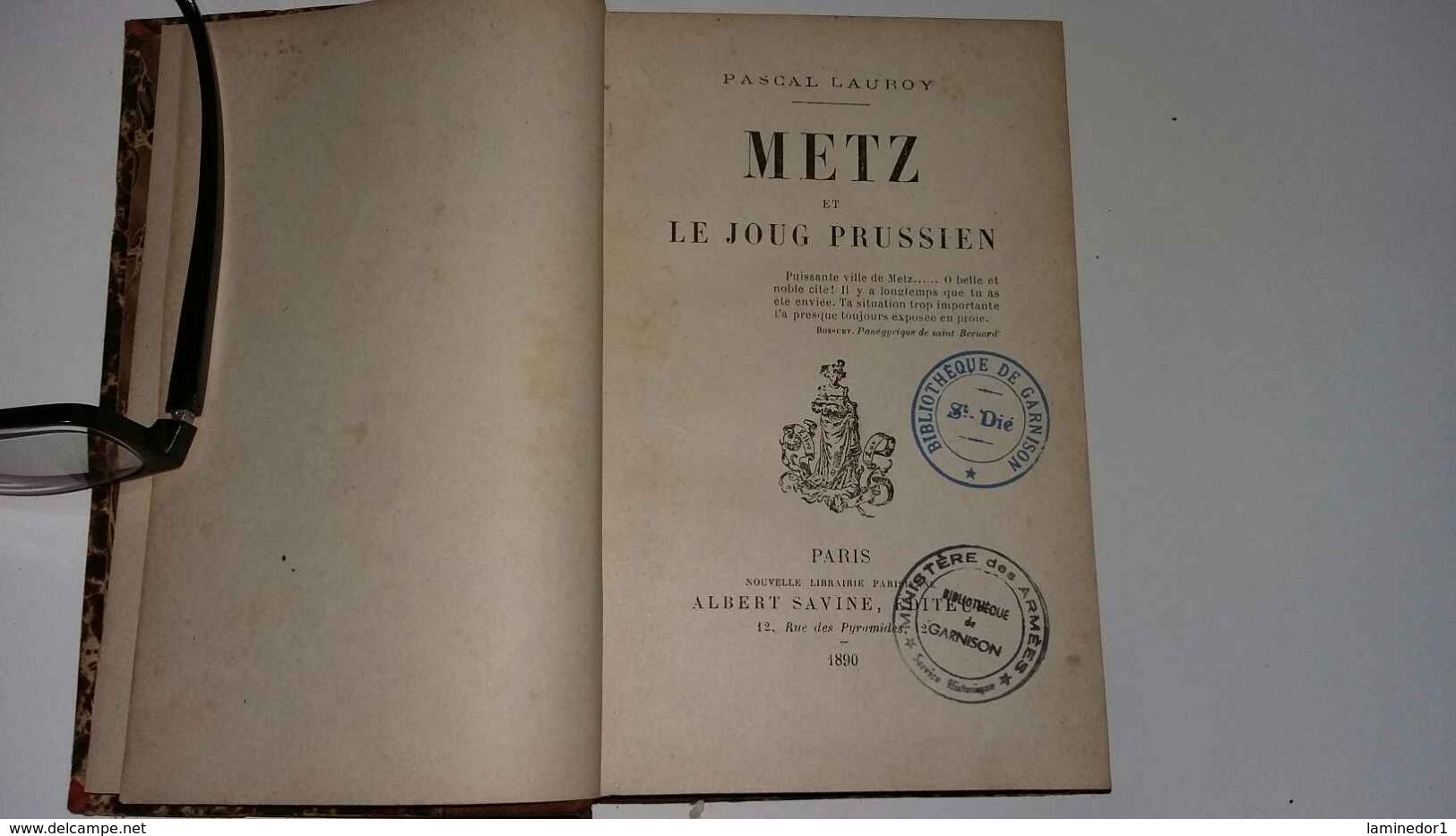 Metz Et Le Joug Prussien, 1890, Pascal Lauroy - 1801-1900
