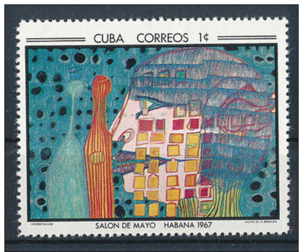 1. Hundertwasser  Briefmarke 1967 - Postfrisch - RRR!!! - Other & Unclassified
