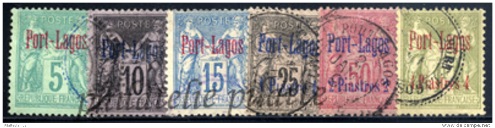 -Port-Lagos 1/6 Obl - Unused Stamps