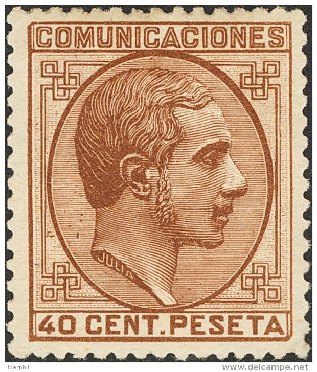 ALFONSO XII Alfonso XII. 1 De Julio De 1878 * 195 - Unused Stamps