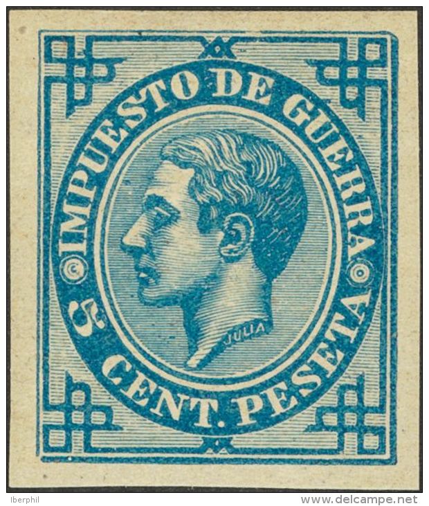 ALFONSO XII Alfonso XII. 1 De Junio De 1876. Impuesto De Guerra * 183ecs - Unused Stamps