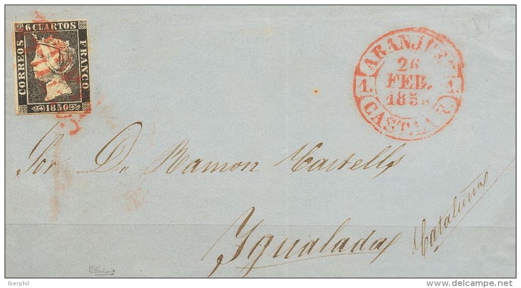 ISABEL II Isabel II. 1 De Enero De 1850 Sobre 1 - Postfris – Scharnier