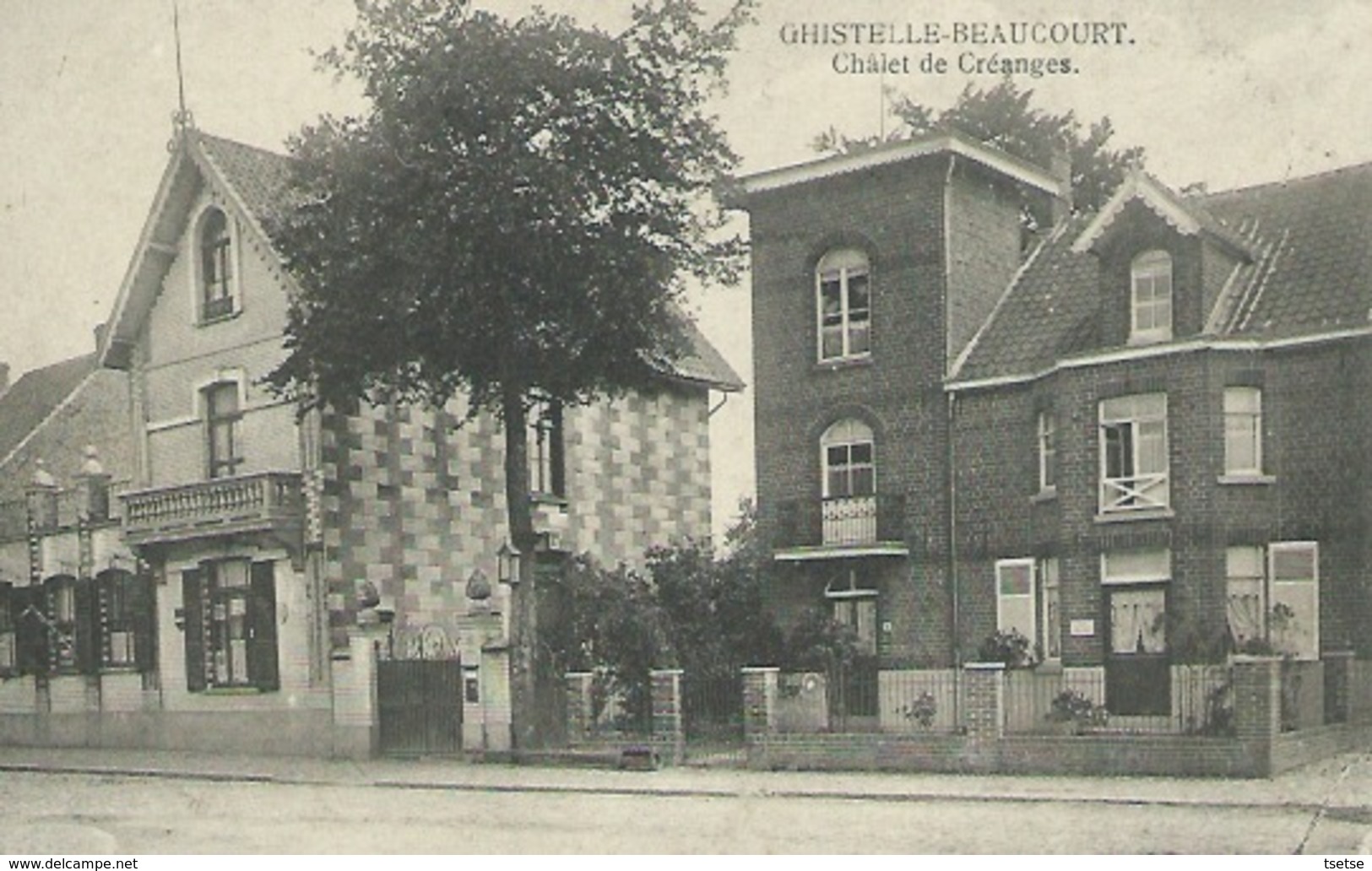 Gistel / Ghistel-le-Beaucourt - Châlet De Créanges ... Feldpost 1915 ( Verso Zien ) - Gistel