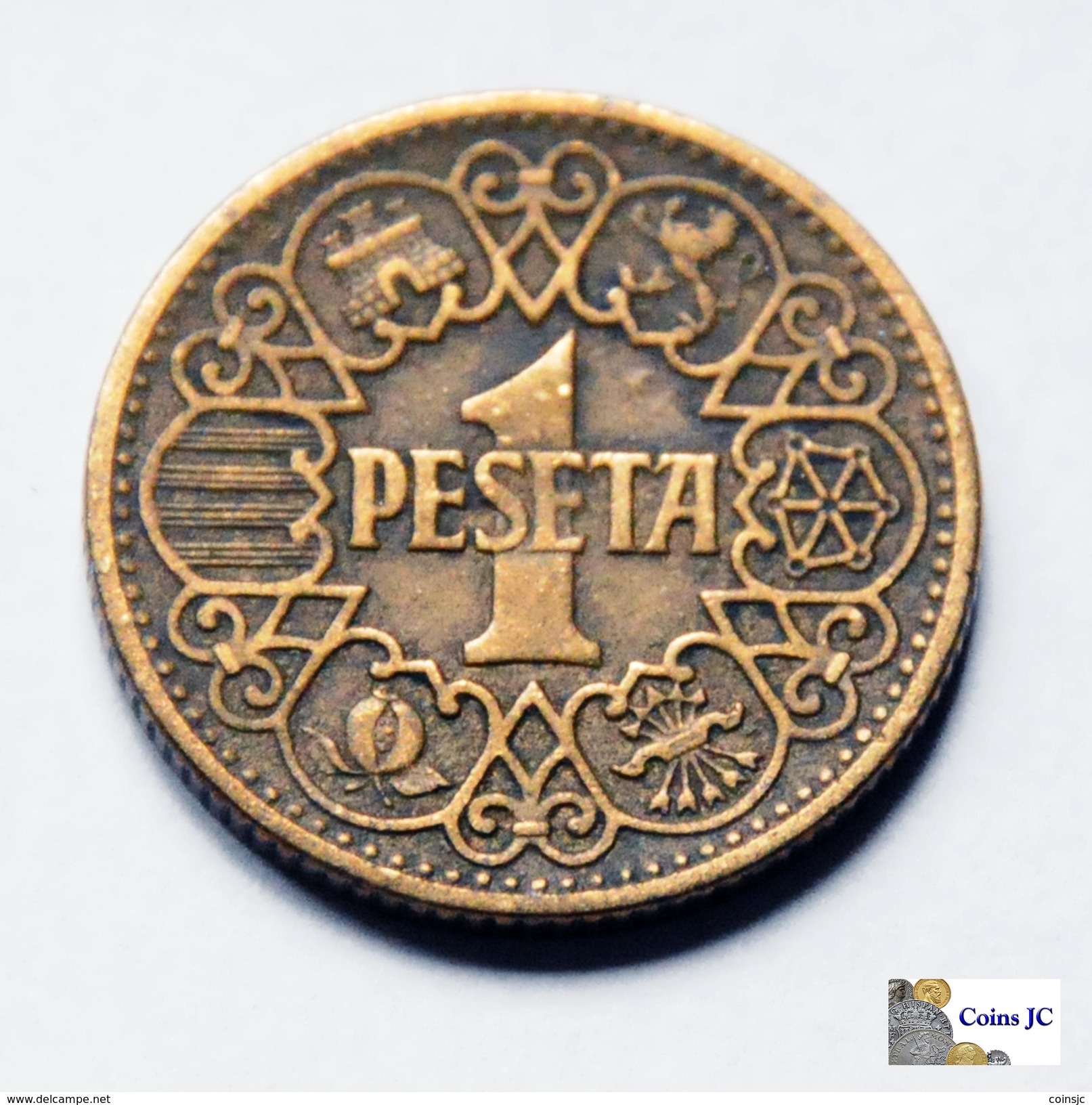 España - 1 Peseta - 1944 - 1 Peseta