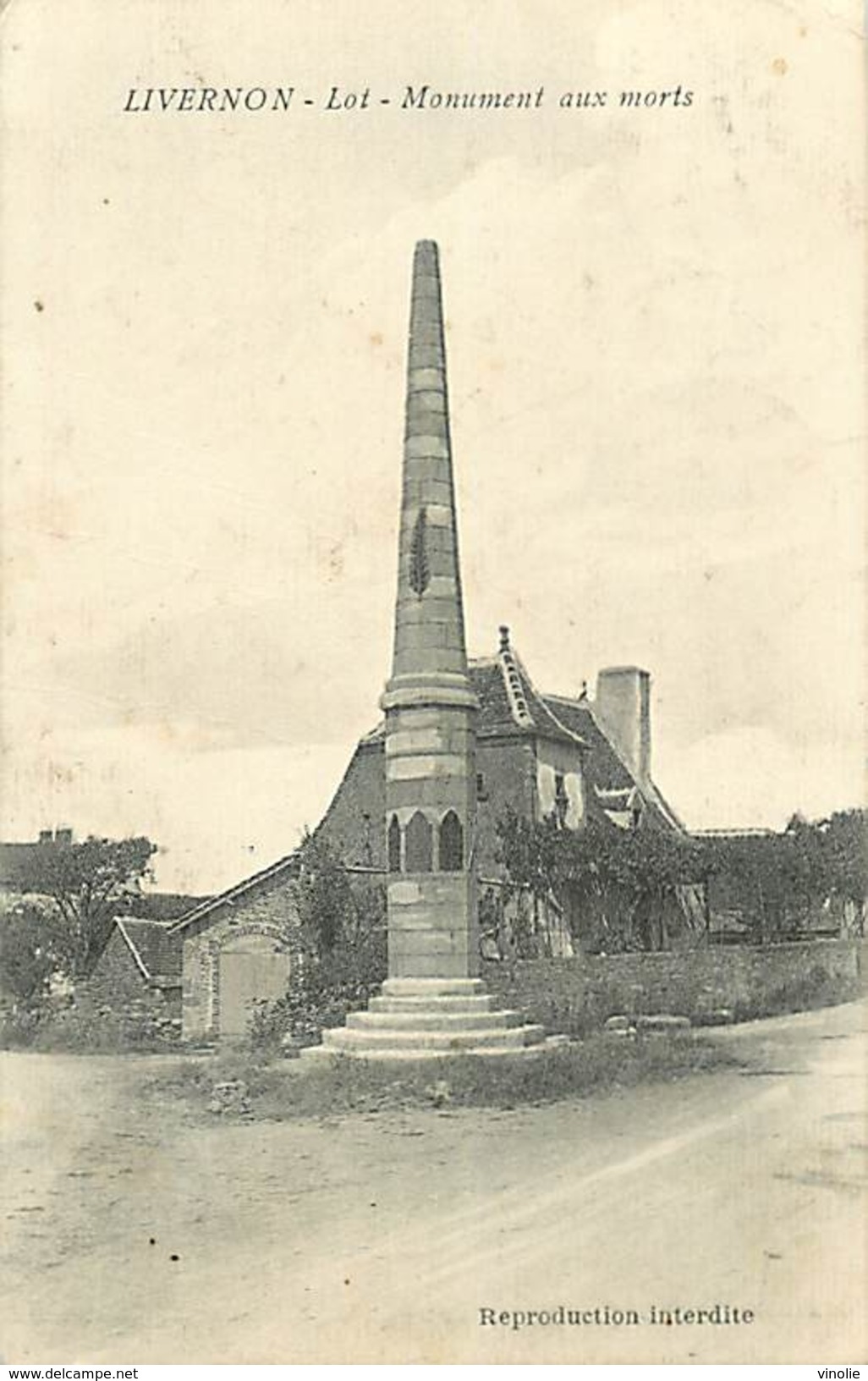 A-17-2258 : MONUMENT AUX MORTS DE LA GRANDE-GUERRE 1914-1918.   LIVERNON - Livernon