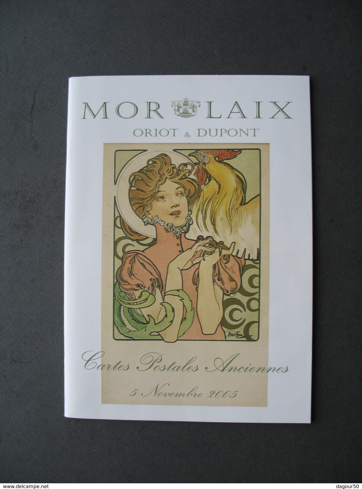 Catalogue ORIOT Et DUPONT MORLAIX, Vente Aux Enchères De Cartes Postales Anciennes Du 5 Novembre 2005 - Livres & Catalogues