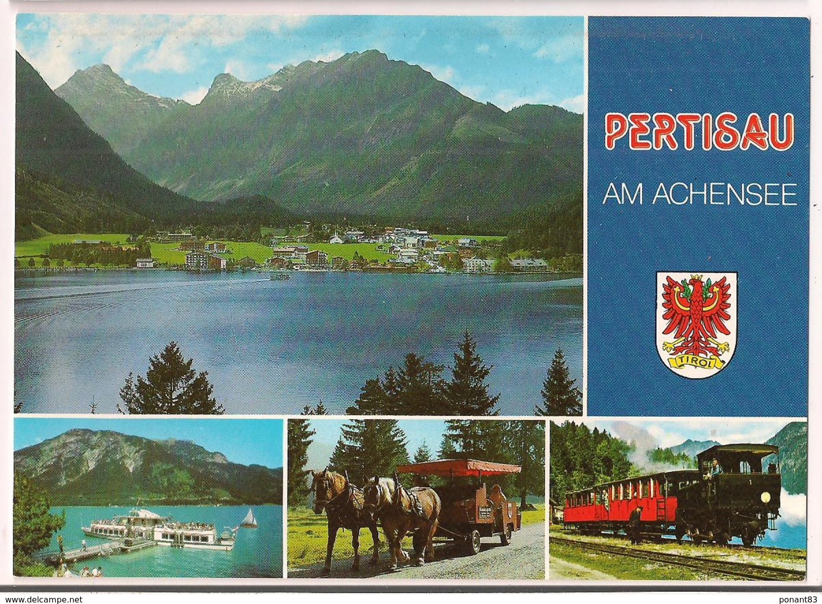 Xx - PERTISAU An Achensee - Panorama, Lac, Train,promenade à Cheval  - - Achenseeorte