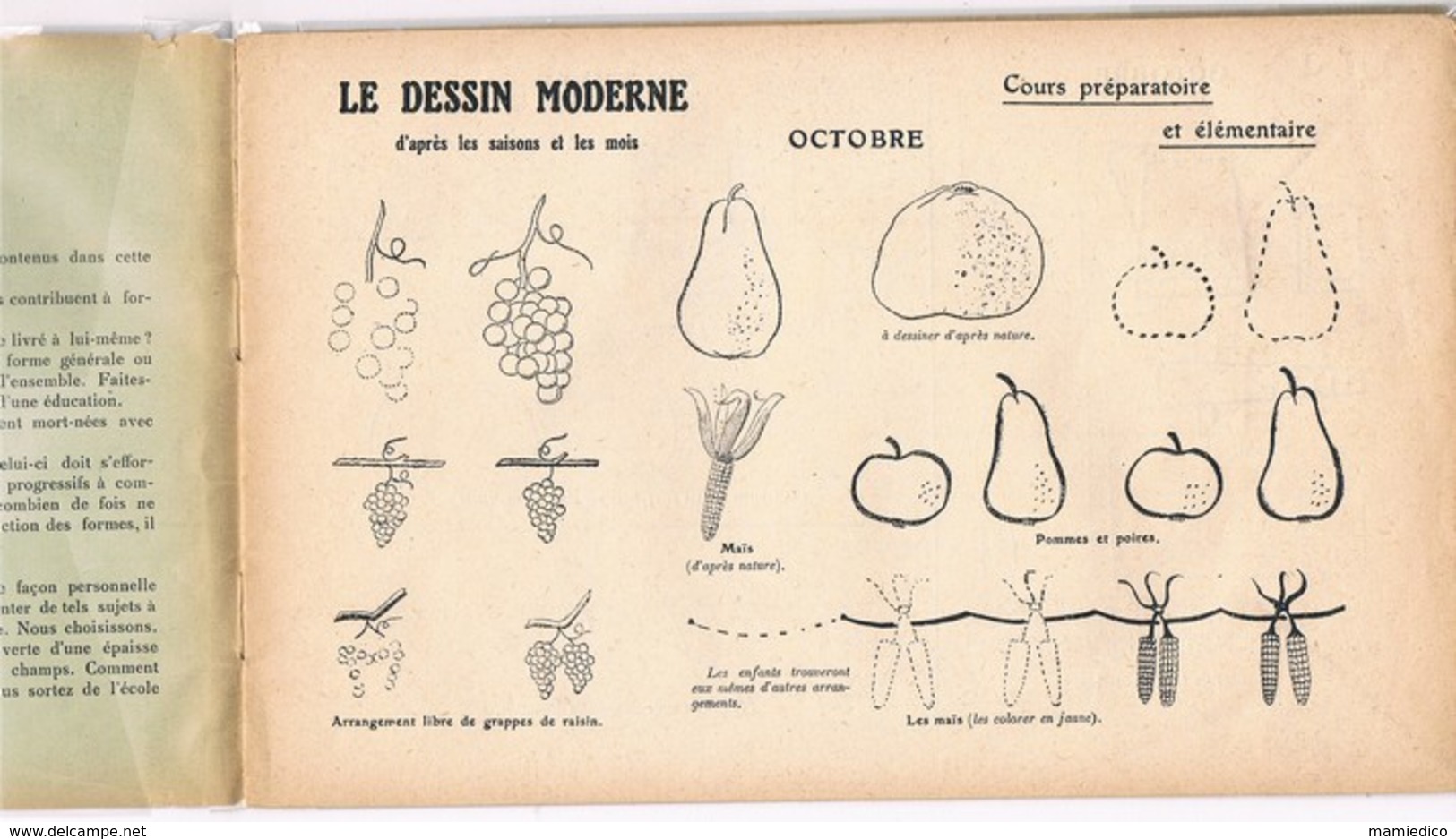 Années 1920 LE DESSIN MODERNE D'Après Les Saisons Et Les Mois CP Et CE 18 - 6-12 Jahre