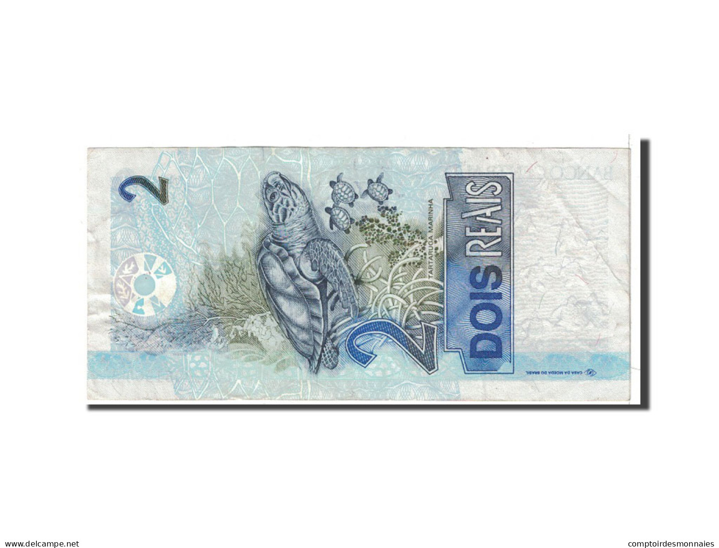 Billet, Brésil, 2 Reais, 2001, Undated, KM:249a, TTB - Brésil