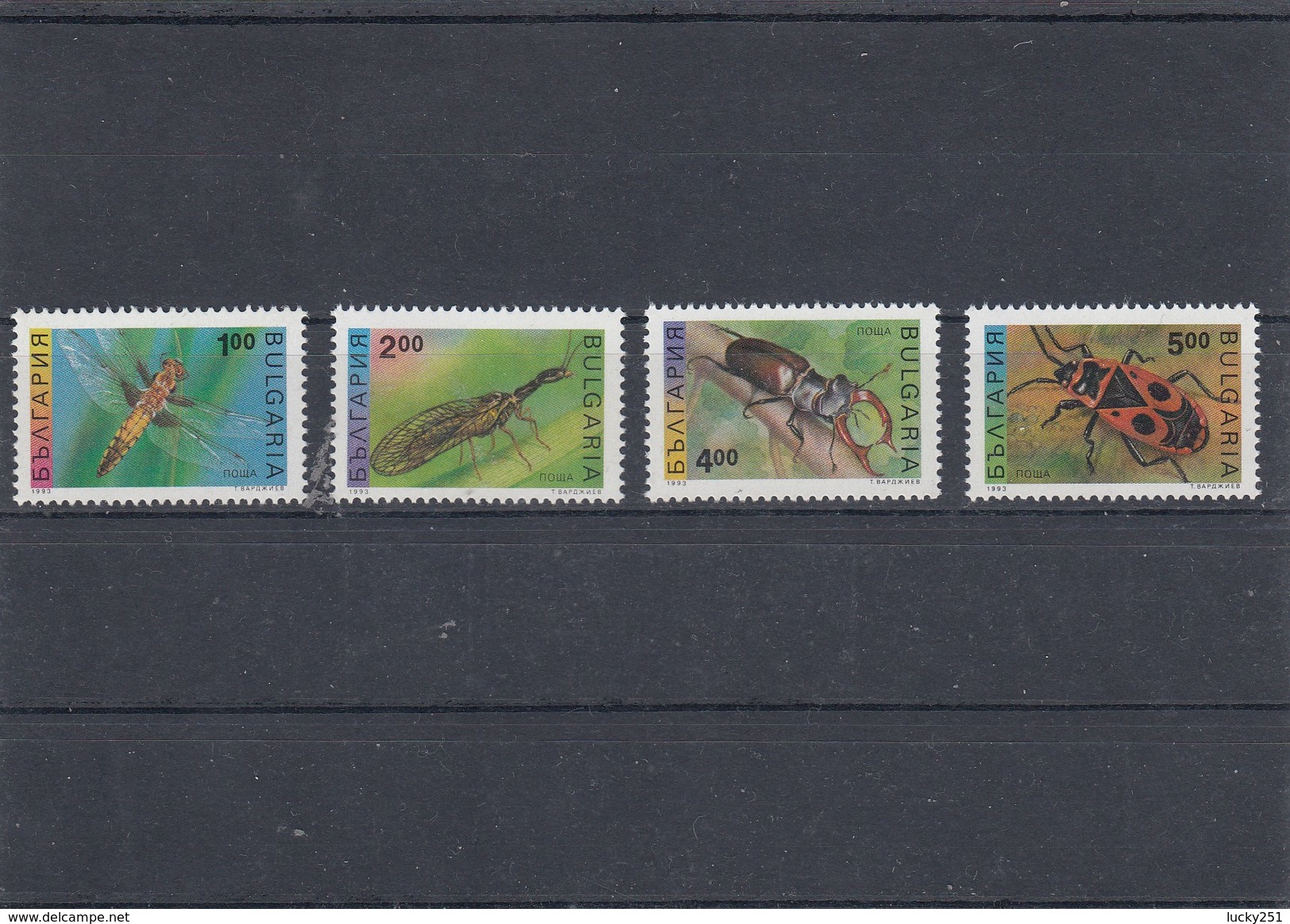 Bulgarie - Neufs** - Année 1993 - Insectes Divers - YT 3545/3548 - Unused Stamps