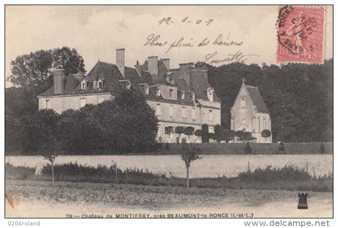 Dep 37 - Baumont A Ronce - Château  De Montifray  : Achat Immédiat - Beaumont-la-Ronce