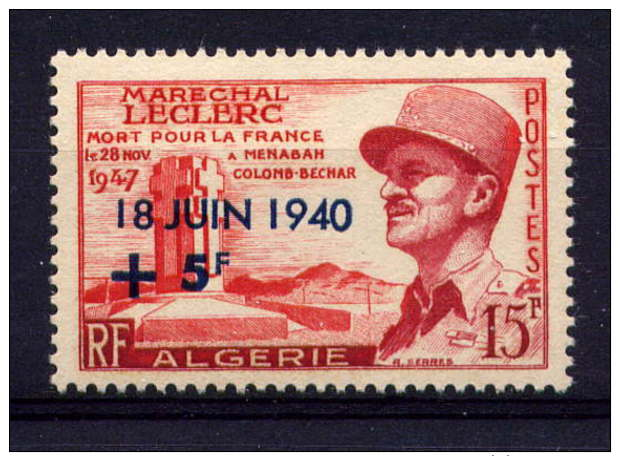 ALGERIE -  345* - 17è ANNIVERSAIRE DE L'APPEL DU GENERAL DE GAULLE - Unused Stamps