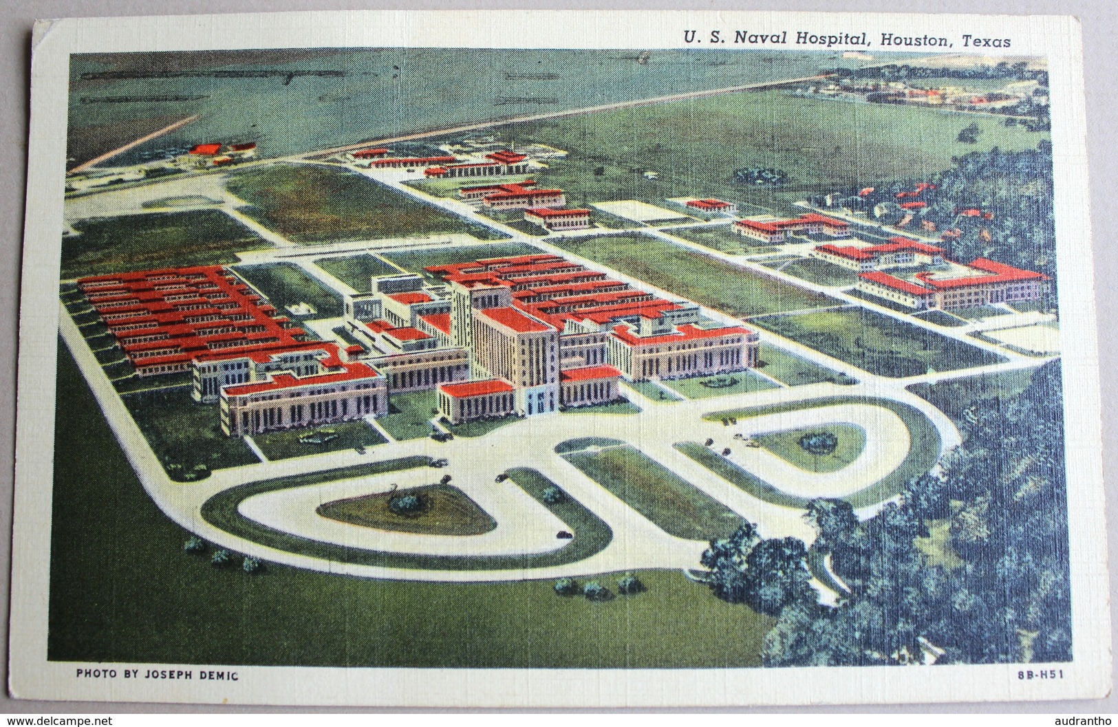 Texas Houston US Naval Hospital 1949 Tampon Galveston - Houston