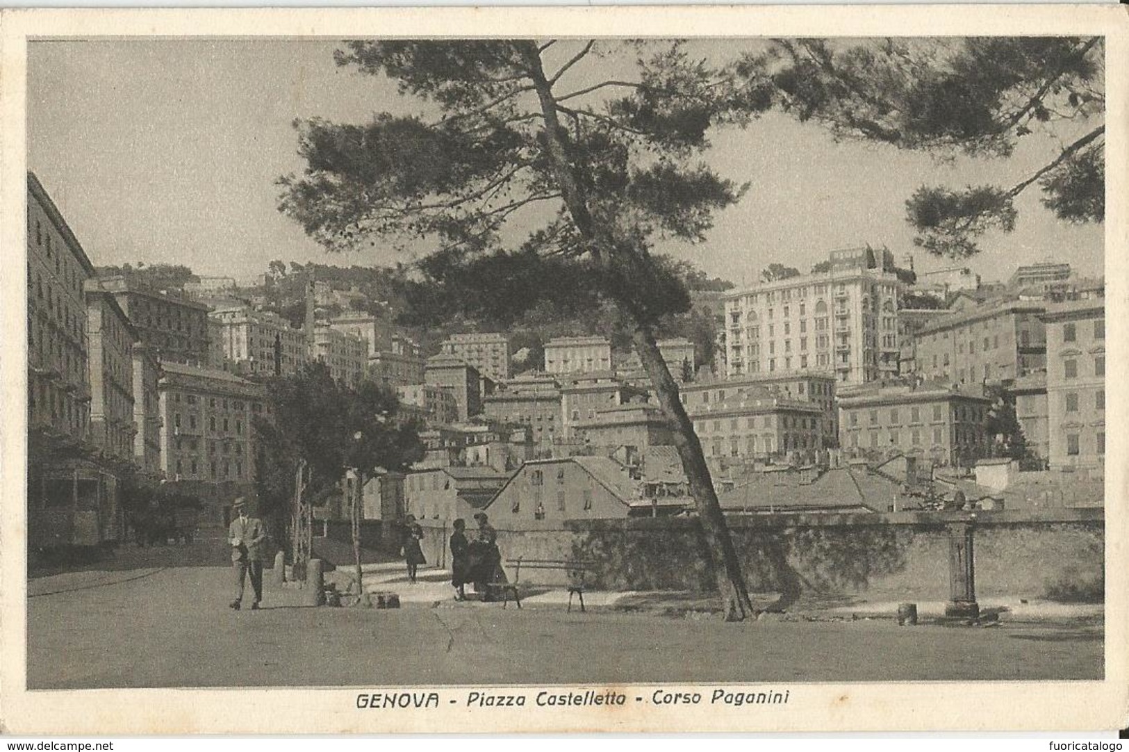 GENOVA PIAZZA CASTELLETTO -CORSO PAGANINI  -FP - Genova (Genoa)