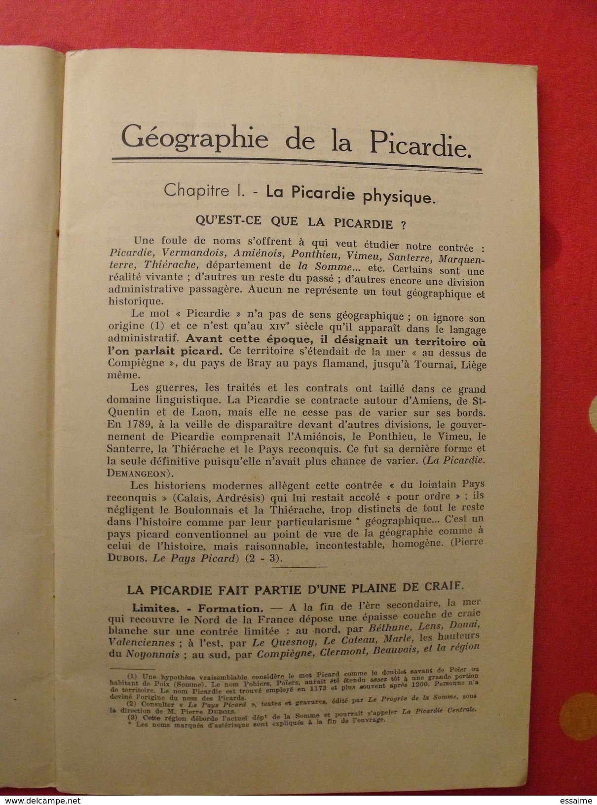 La Picardie Historique Et Géographique. Voeltzel Et Gest. 1941 Pendant La Guerre - Picardie - Nord-Pas-de-Calais