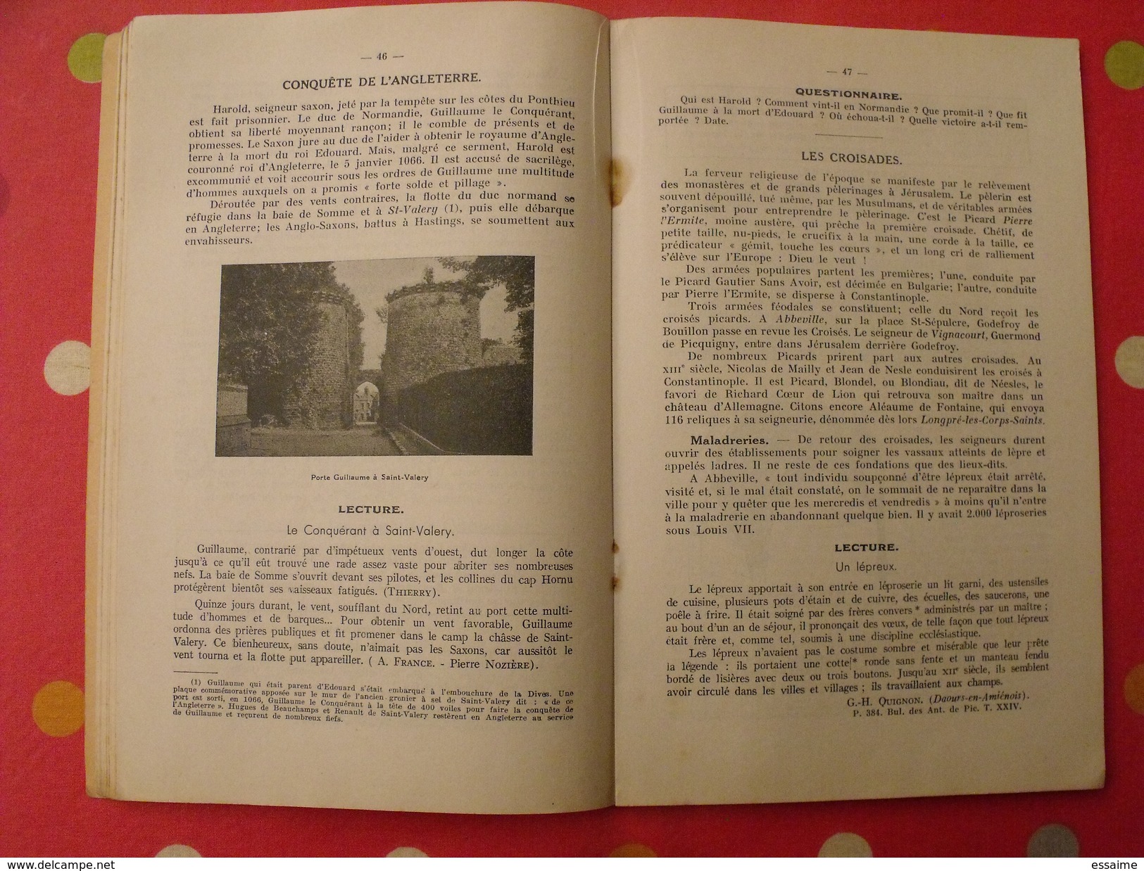 la Picardie historique et géographique. Voeltzel et gest. 1941 pendant la guerre