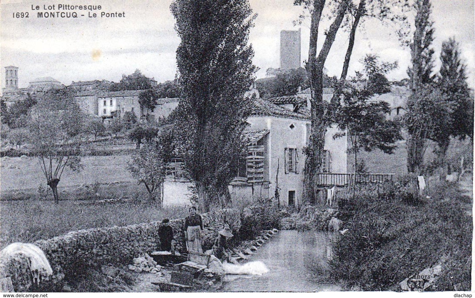 Le Lot Pittoresque. Montcuq. Le Pontet - Montcuq