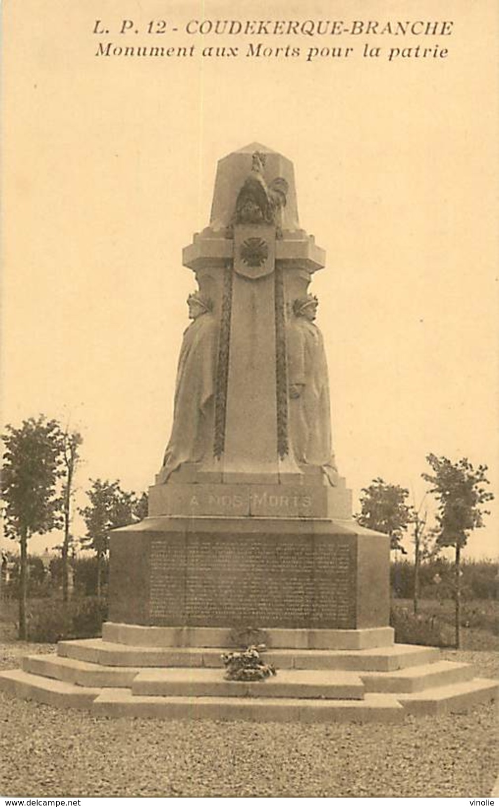 A-17-2350 : MONUMENT AUX MORTS DE LA GRANDE-GUERRE 1914-1918.  COUDEKERQUE-BRANCHE - Coudekerque Branche