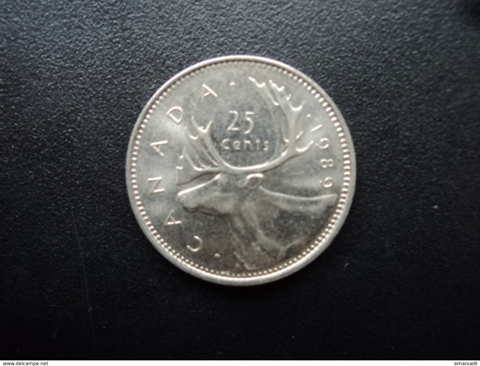 CANADA : 25 CENTS  1989   KM 74   SUP / EF - Canada