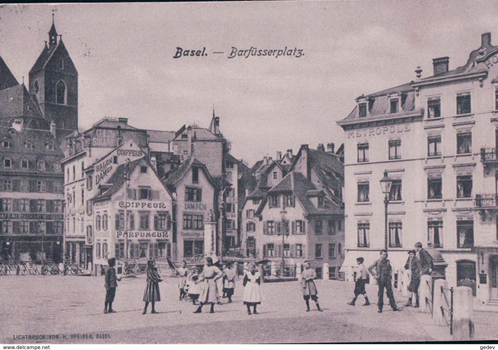 Basel, Barfüsserplatz, Hôtel Metropole (23.8.16) - Bâle