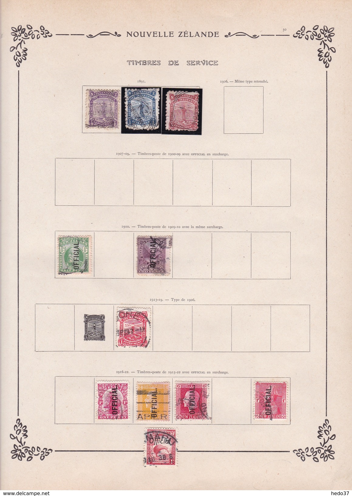 Nouvelle Zélande - Collection Vendue Page Par Page - Timbres Oblitérés / Neufs */** (avec Ou Sans Charnière) - B/TB - Verzamelingen & Reeksen