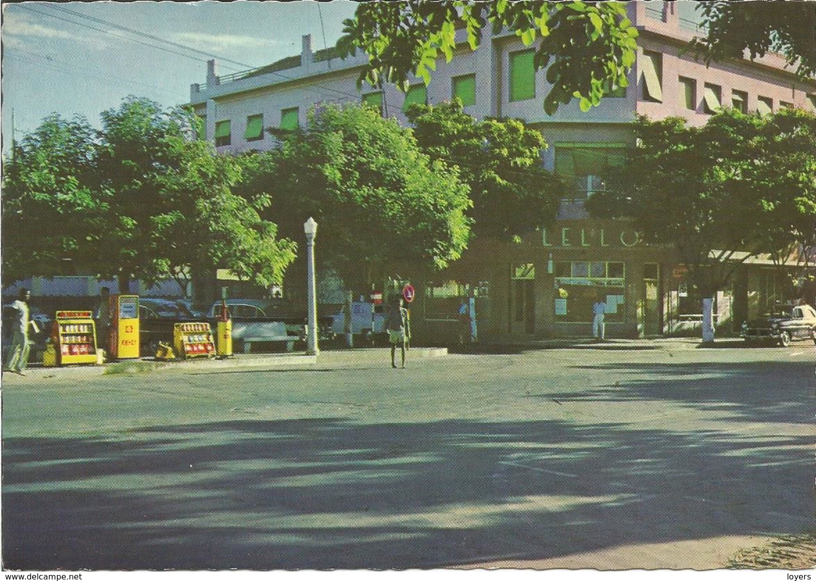 LOBITO. Largo Da Restauracao.  (scan Verso). - Angola