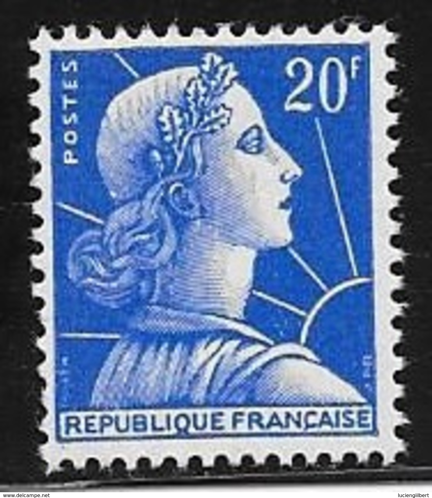 N° 1011  B    FRANCE  -  NEUF  -  20F    MARIANNE DE MULLER   -  1955 - Nuovi