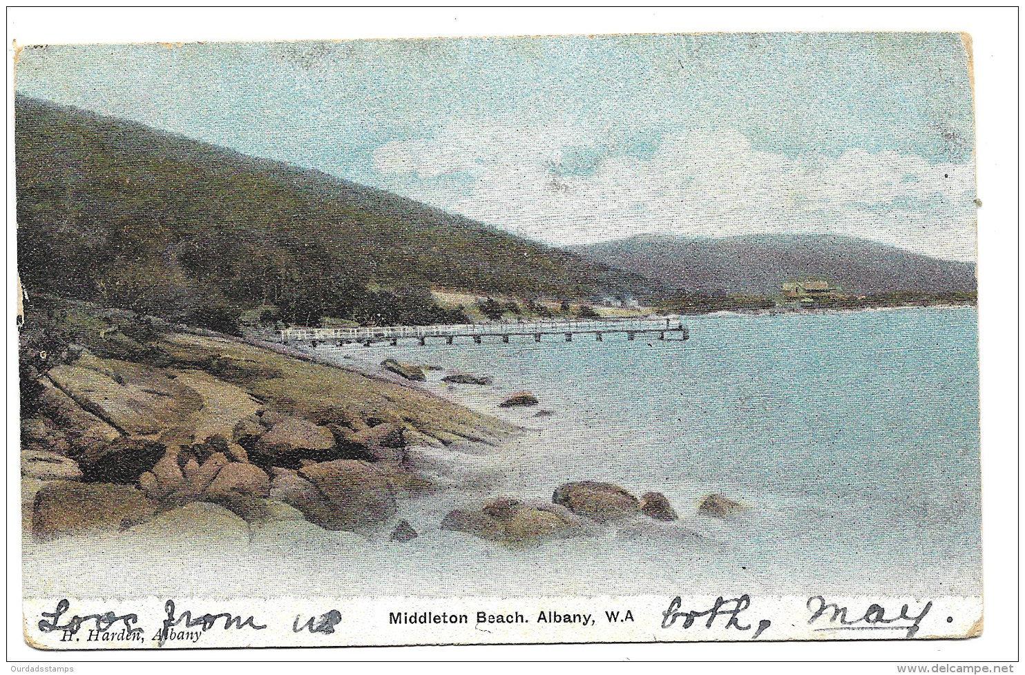 Australia Old Postcard Showing Middleton Beach Albany, - Albany