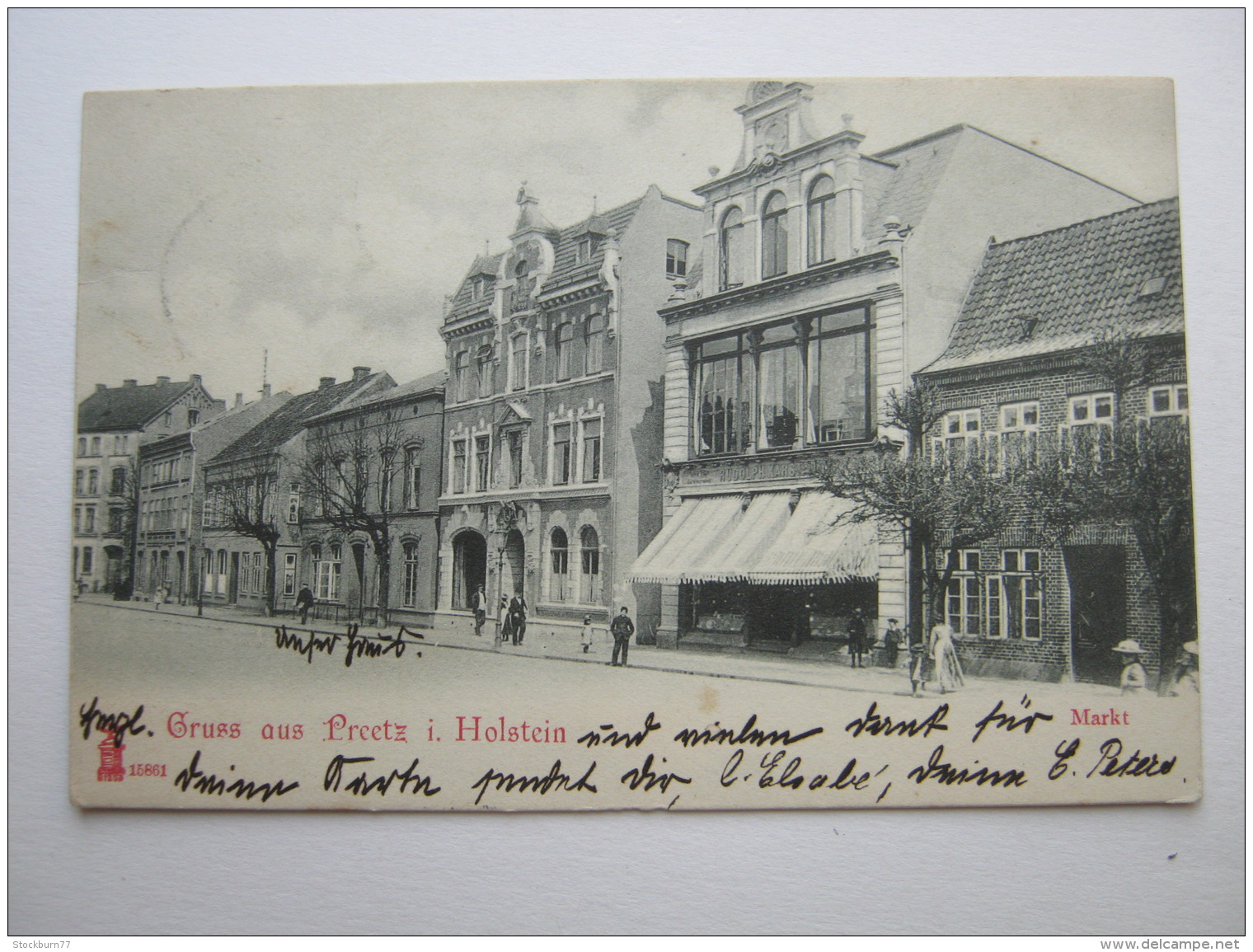 1903 , PREETZ   , Seltene Karte  Mit Marke + Stempel - Preetz