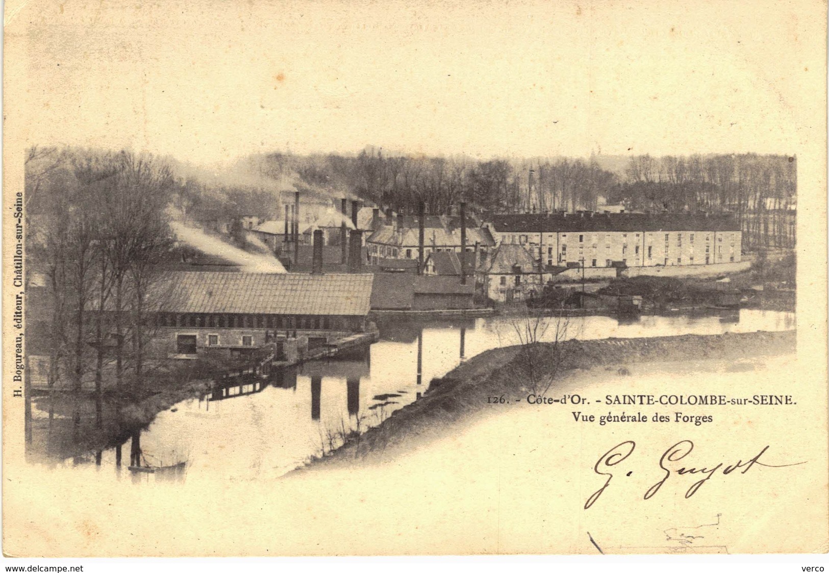 Carte Postale Ancienne De SAINTE COLOMBE Sur SEINE - Autres & Non Classés