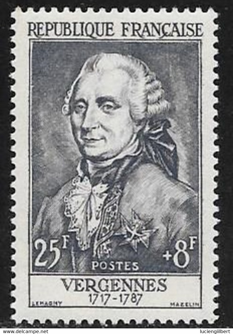 N° 1030    FRANCE  -  NEUF  -   COMTE DE VERGENNES  -  1955 - Neufs