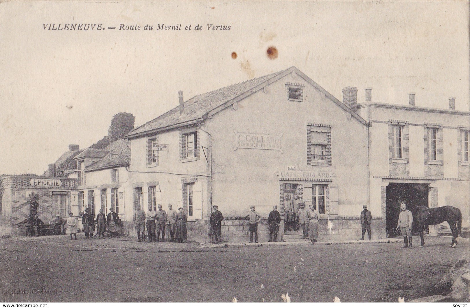 VILLENEUVE. - Route Du Mesnil Et De Vertus - Other & Unclassified