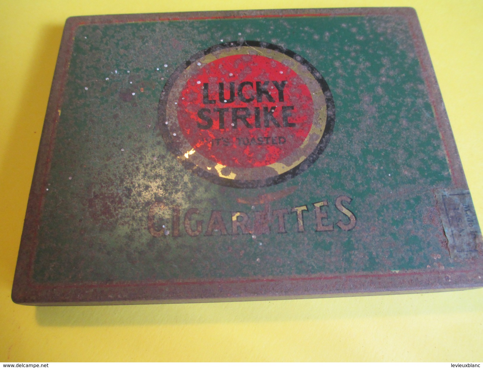 Boite En Fer Vide/Cigarettes/Lucky Strike/ American Tobacco/USA /Vers1940-60     BFPP106 - Other & Unclassified