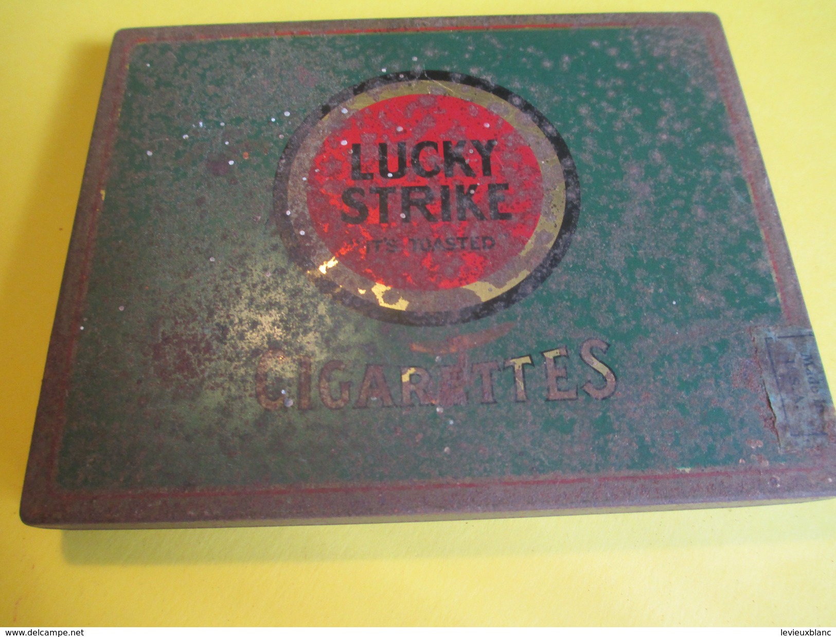 Boite En Fer Vide/Cigarettes/Lucky Strike/ American Tobacco/USA /Vers1940-60     BFPP106 - Altri & Non Classificati